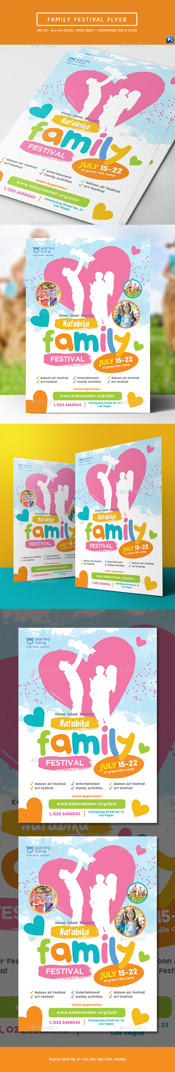 Family Festival Flyer - Events Flyers