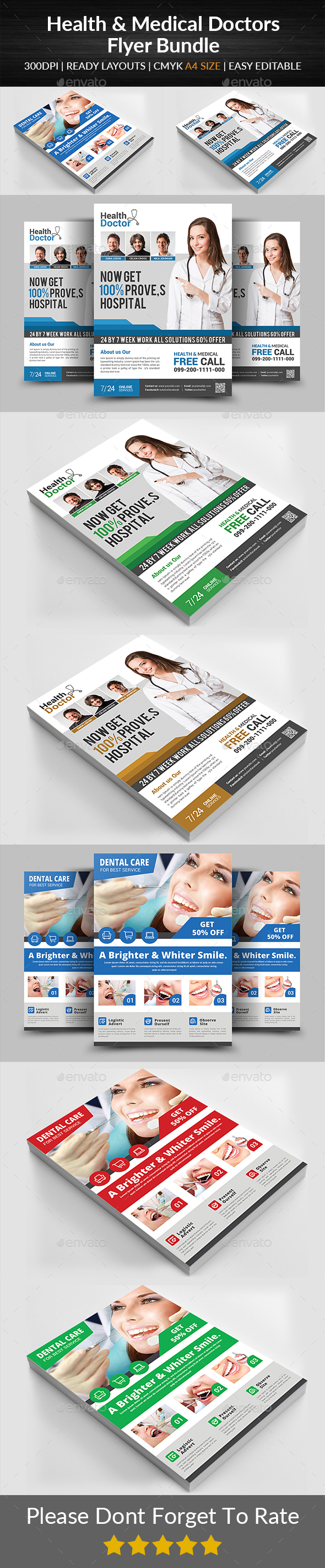 Medical Doctors Flyers Bundle - Corporate Flyers