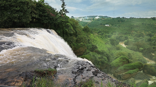 Detail of Waterfall Elephant, Vietnam