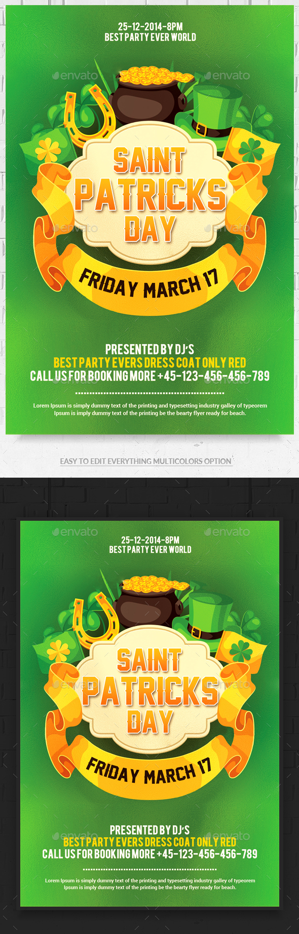 St. Patricks Day Party Flyer - Events Flyers