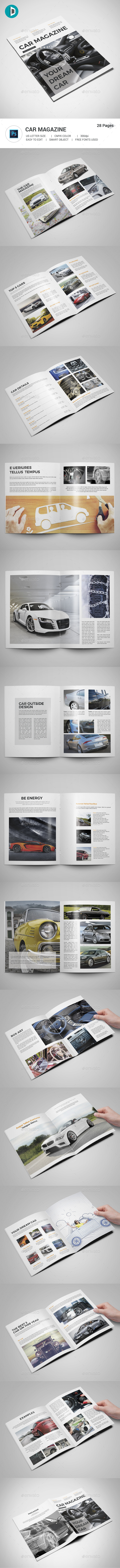 Car Magazine - Magazines Print Templates