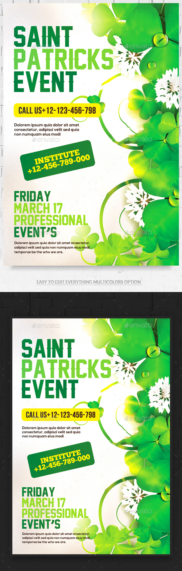 St. Patrick’s Day Party Flyer - Events Flyers