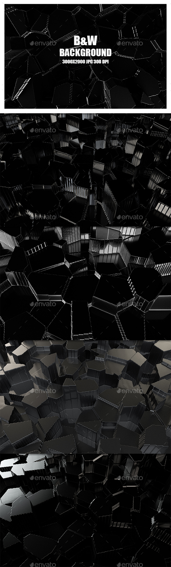 B&W Background - 3D Backgrounds