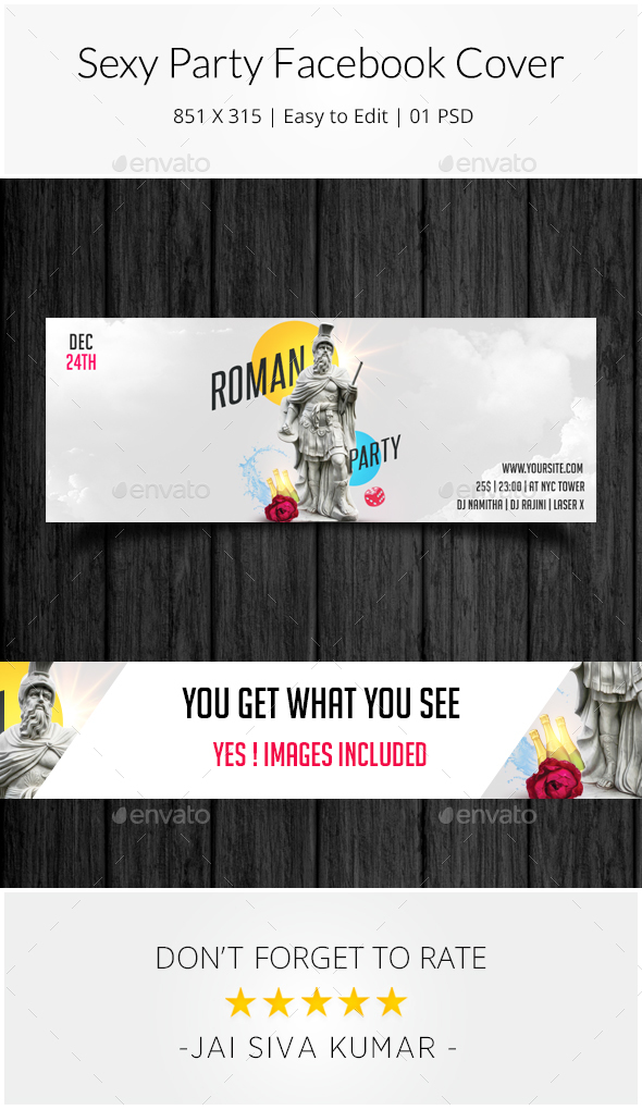 Roman Party Facebook Cover - Facebook Timeline Covers Social Media