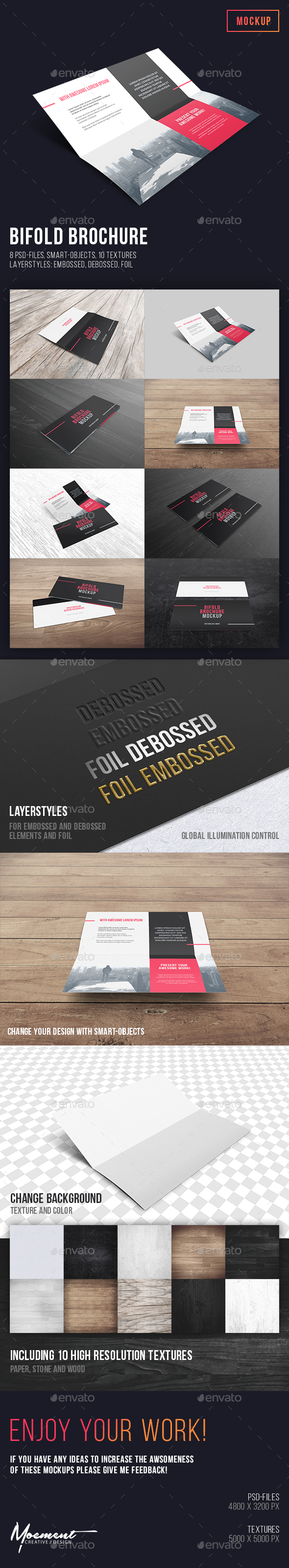 Bifold Brochure Mockup - Brochures Print