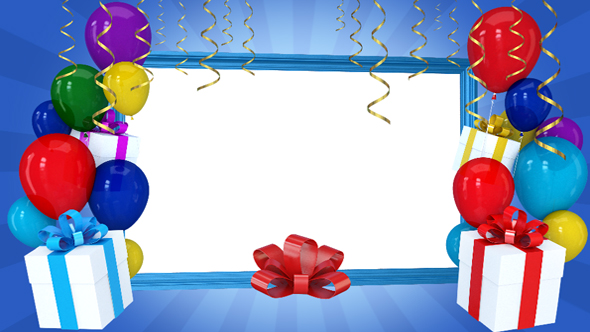 Happy Birthday Frame 2, Motion Graphics | VideoHive