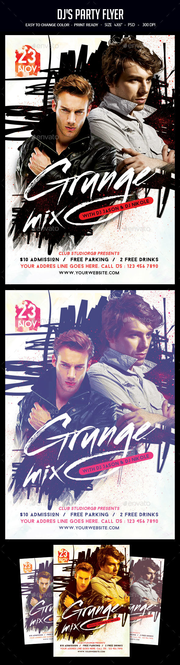 Dj's Party Flyer - Clubs & Parties Events