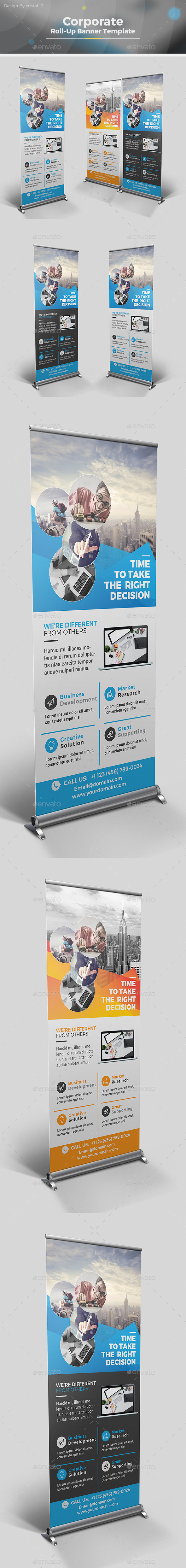 Roll-up Banner Template - Signage Print Templates
