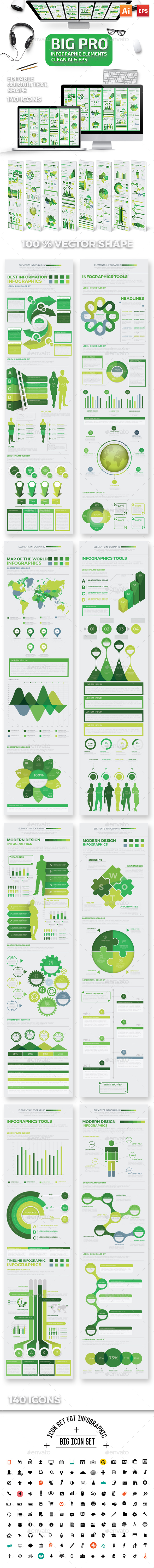 Infographics Elements Template - Infographics