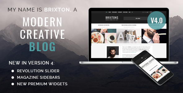 Brixton Blog - A Responsive WordPress Blog Theme - Personal Blog / Magazine
