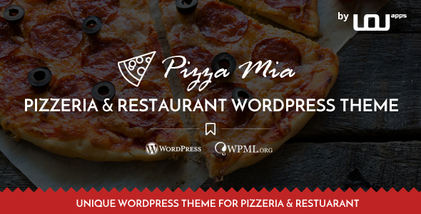 PizzaMia - Restaurant and Pizza WordPress Theme - Restaurants & Cafes Entertainment