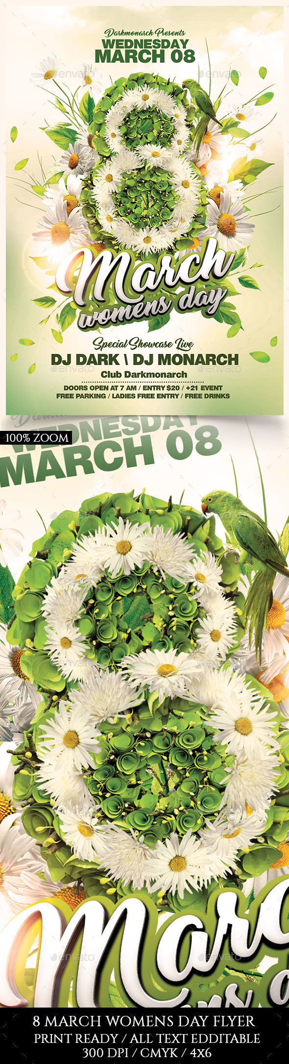 8 March Women Days - Holidays Events