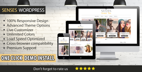 Senses Clean and - ThemeForest 19363458