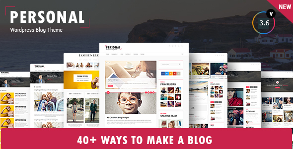 Personal - Best Blog, CV and Video WordPress Theme - Personal Blog / Magazine