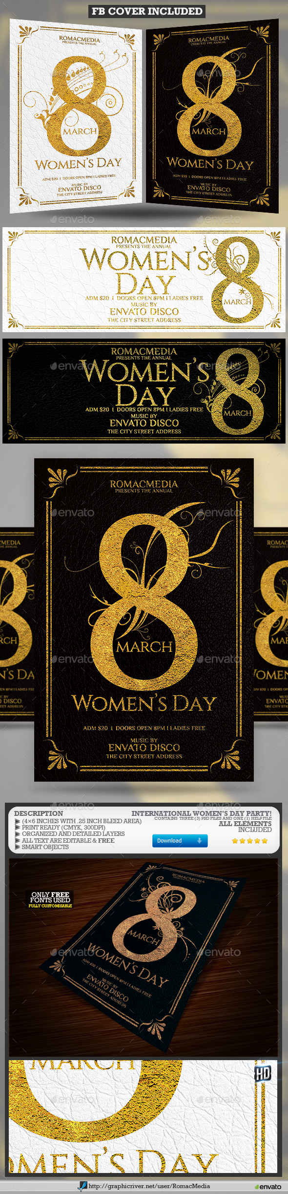 Women’s Day Flyer - Clubs & Parties Events