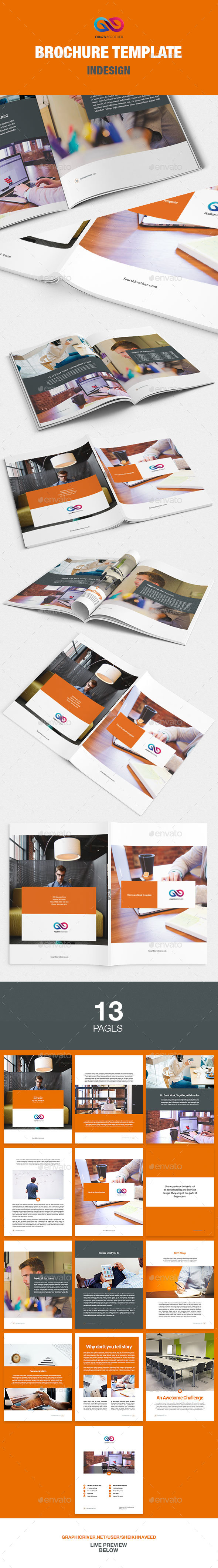 FourthBrother Brochure Template - Corporate Brochures
