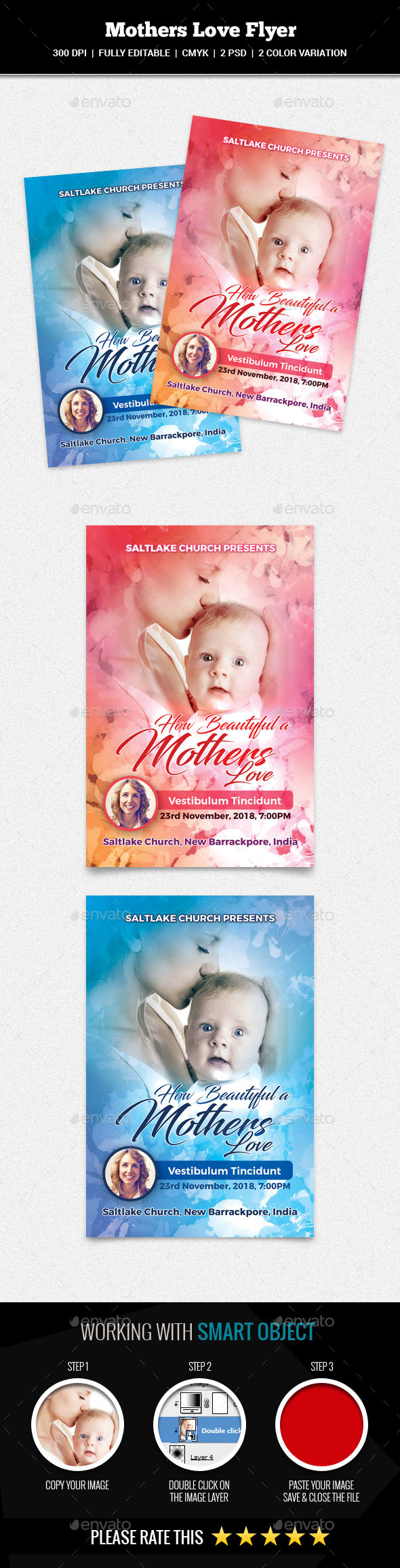 Mothers Love Flyer - Church Flyers