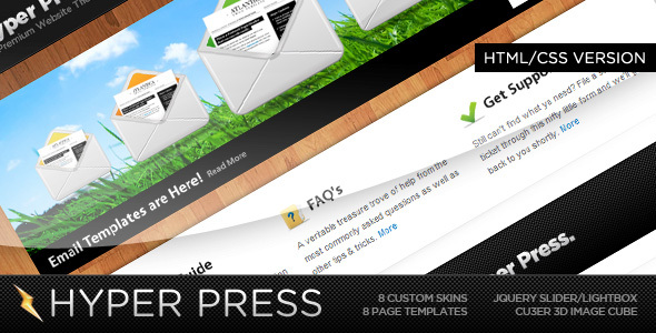 HyperPress - A Premium HTML Template - Creative Site Templates