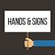 Animated Hands with Text Signs - VideoHive Item for Sale