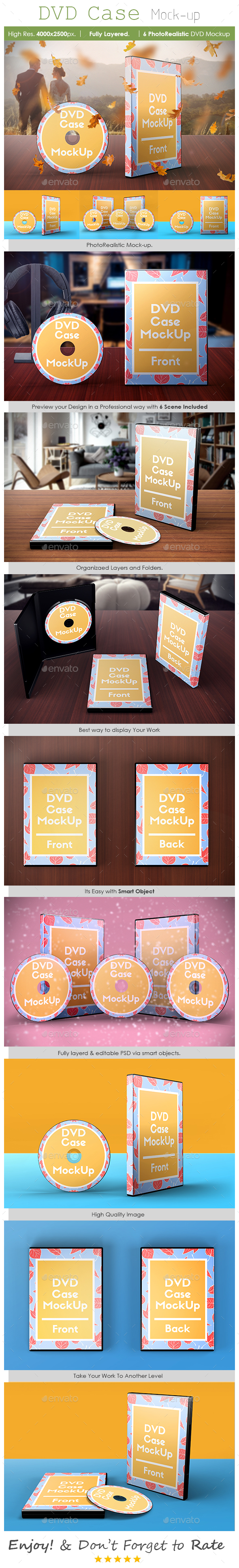 DVD Case Mockup - Product Mock-Ups Graphics