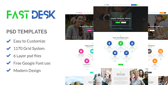 Fast Desk - ThemeForest 19276717