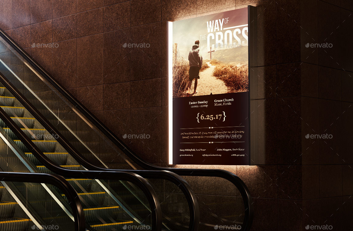 cross way vertical flyer poster template by godserv2 graphicriver vertical template