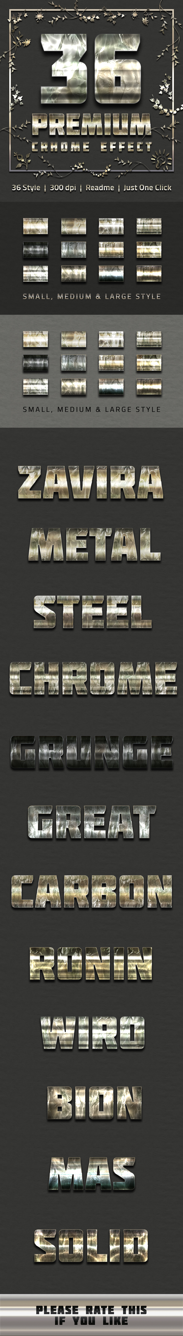 36 Chrome Text Effect V02 - Text Effects Styles