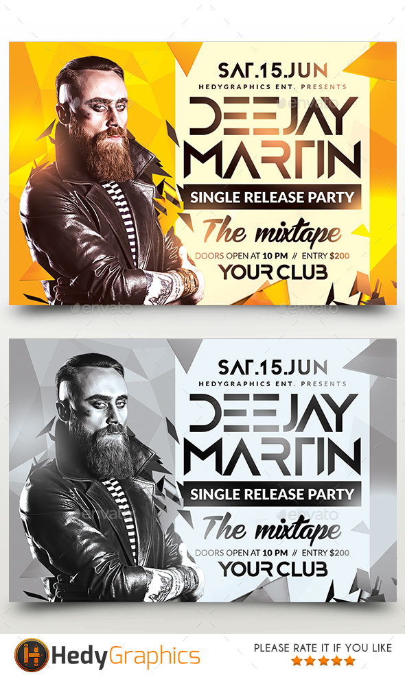 Artist Flyer - Clubs & Parties Events