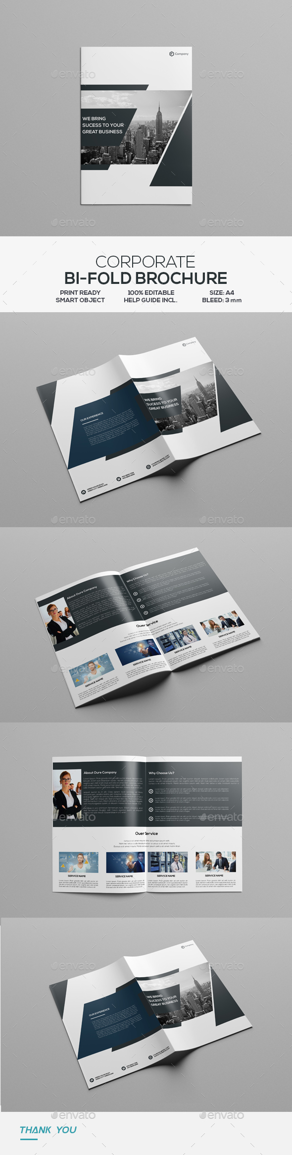 Corporate Bifold Brochure - Corporate Brochures