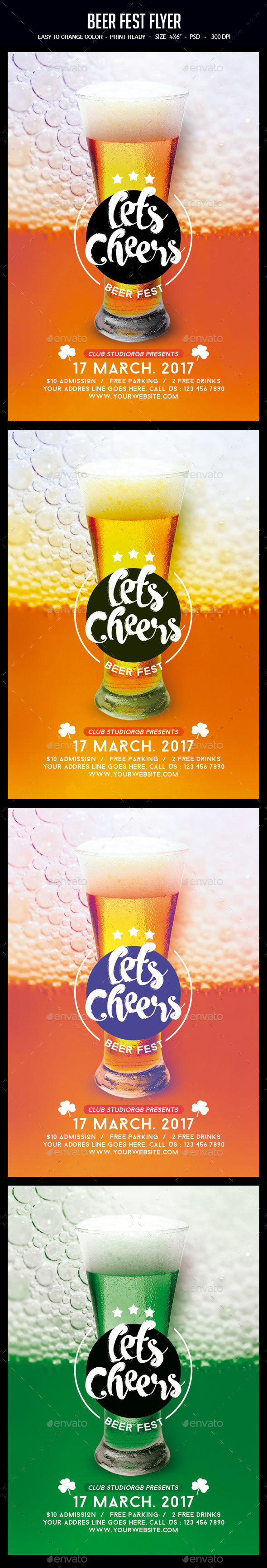 Beer Fest Flyer - Clubs & Parties Events