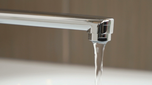 Water Weak Pressure Flows From a Water Tap