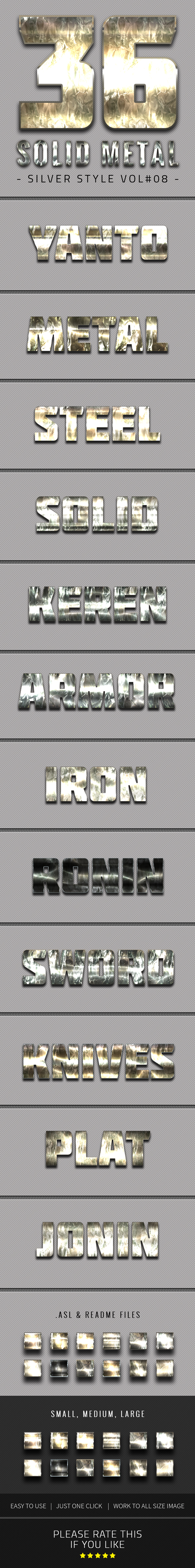 36 Solid Metal Text Effect V08 - Text Effects Styles