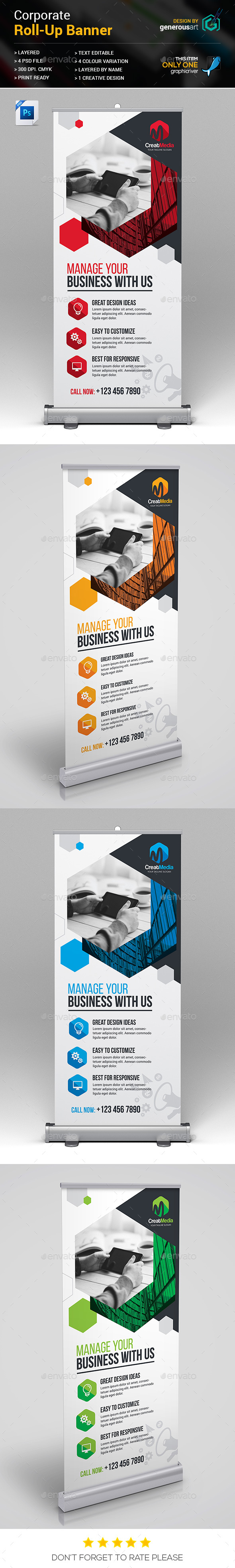 Roll-Up - Signage Print Templates
