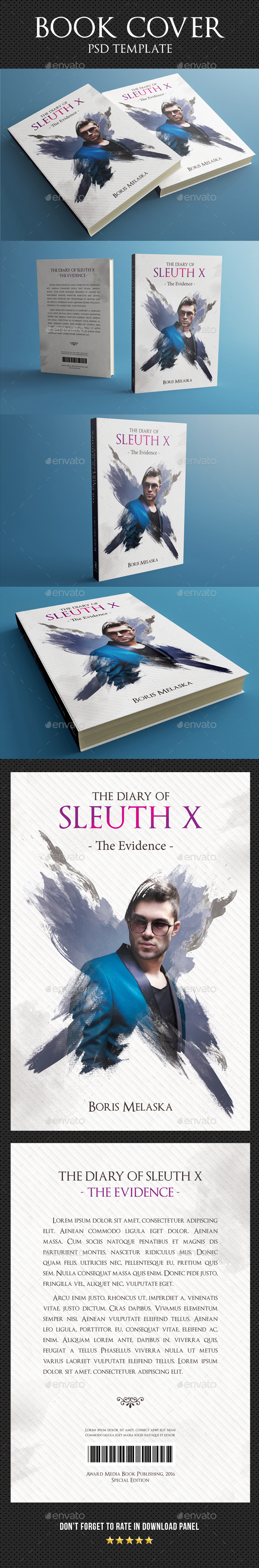 Book Cover Template 28 - Miscellaneous Print Templates