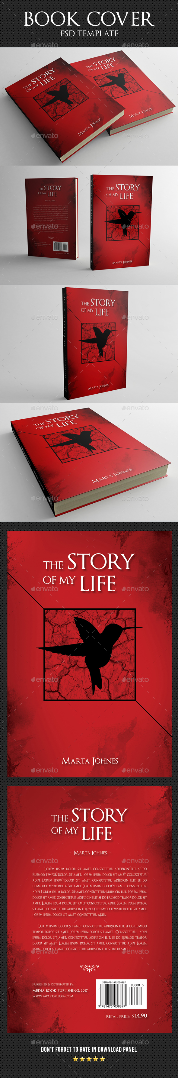 Book Cover Template 29 - Miscellaneous Print Templates