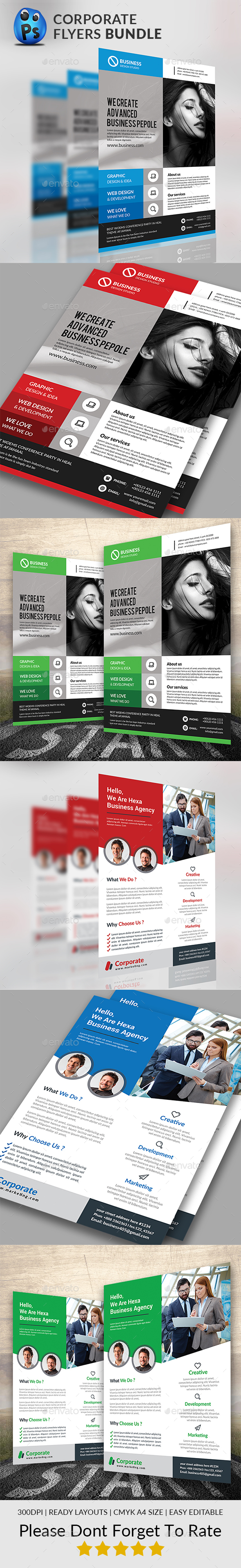Corporate Flyers Bundle - Corporate Flyers