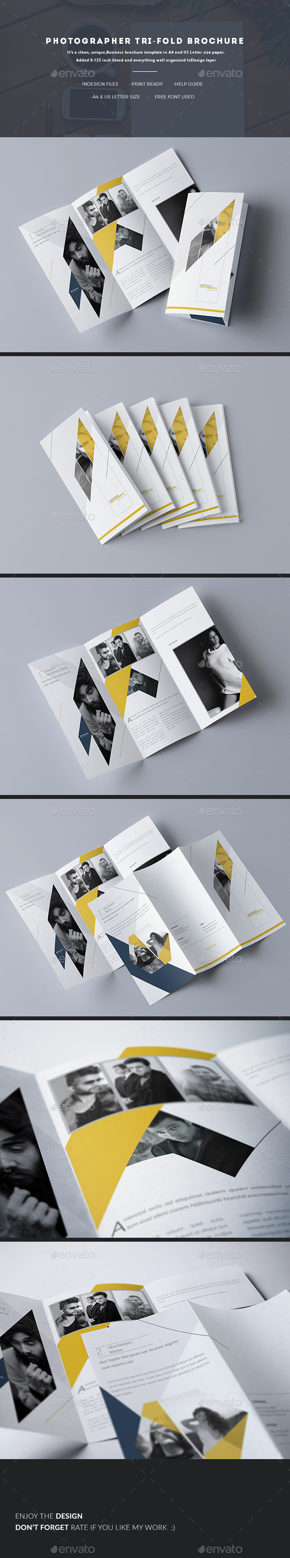 Photographer Tri-fold Brochure - Corporate Brochures