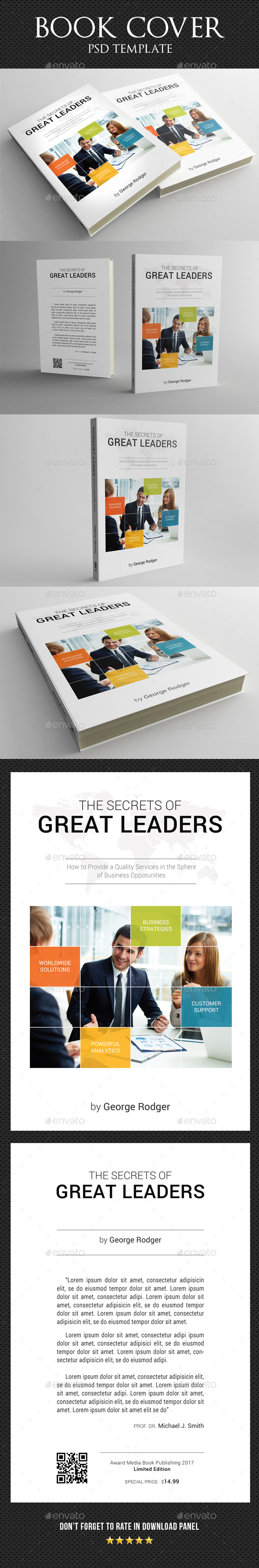 Book Cover Template 30 - Miscellaneous Print Templates