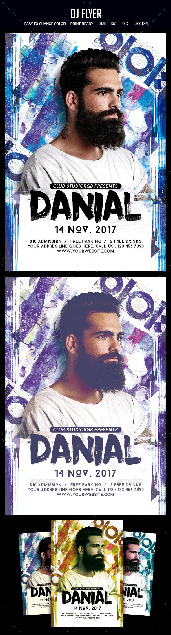 Dj Flyer - Clubs & Parties Events