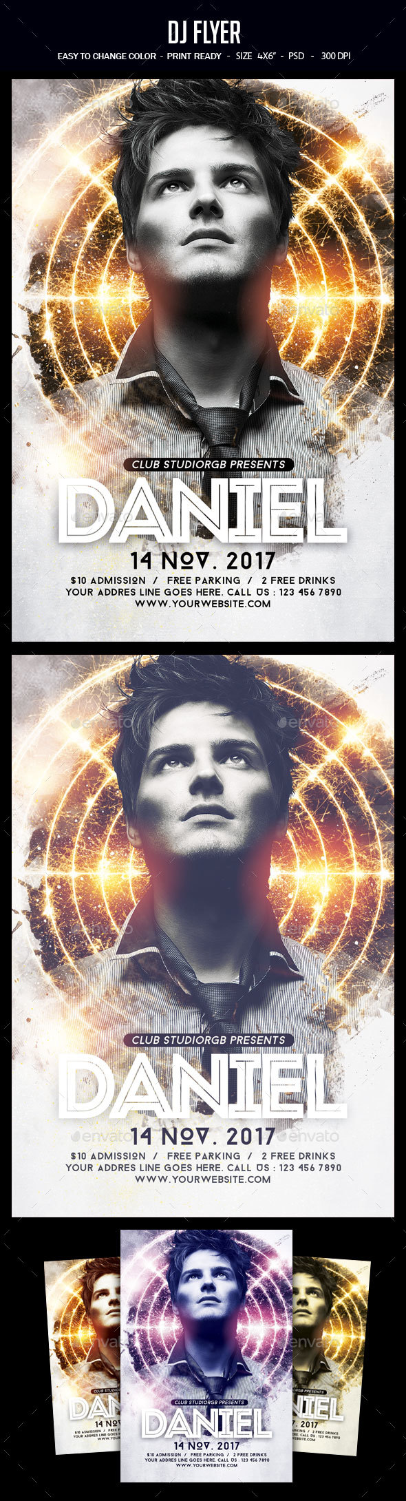 Dj Flyer - Clubs & Parties Events