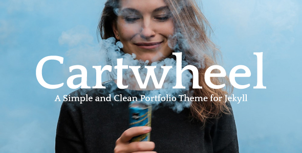 cartwheel a simple clean portfolio theme for jekyll by samesies simple and clean cover