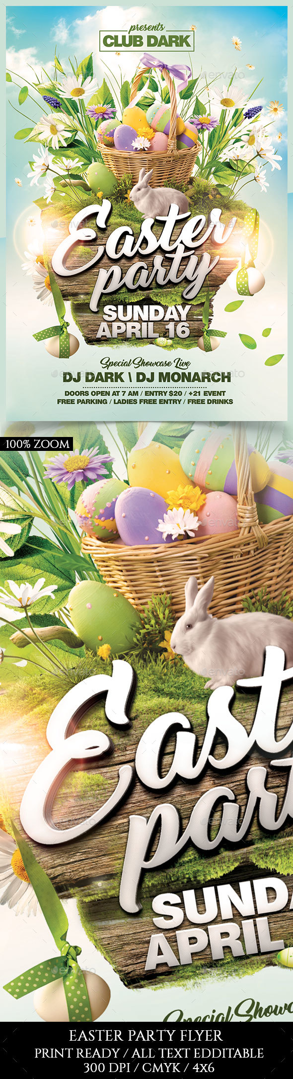 Easter Party Flyer - Holidays Events