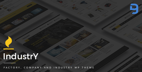Industry - Factory, Company And Industry WP Theme - Business Corporate
