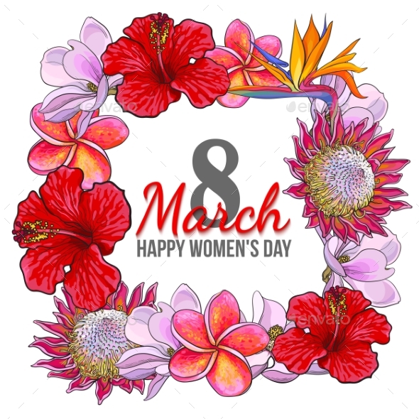 Womens Day Design - Decorative Symbols Decorative