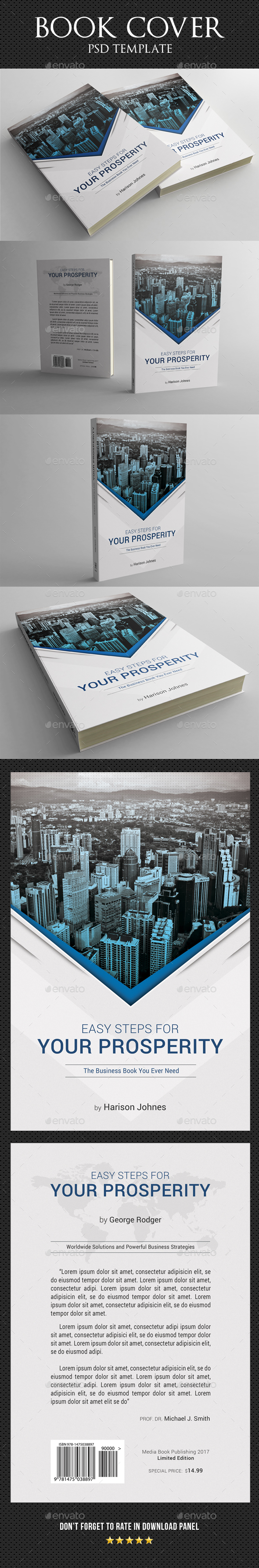 Book Cover Template 31 - Miscellaneous Print Templates