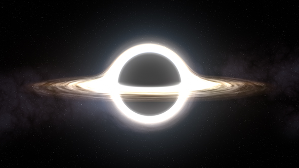 Black Hole with Accretion Disk alt