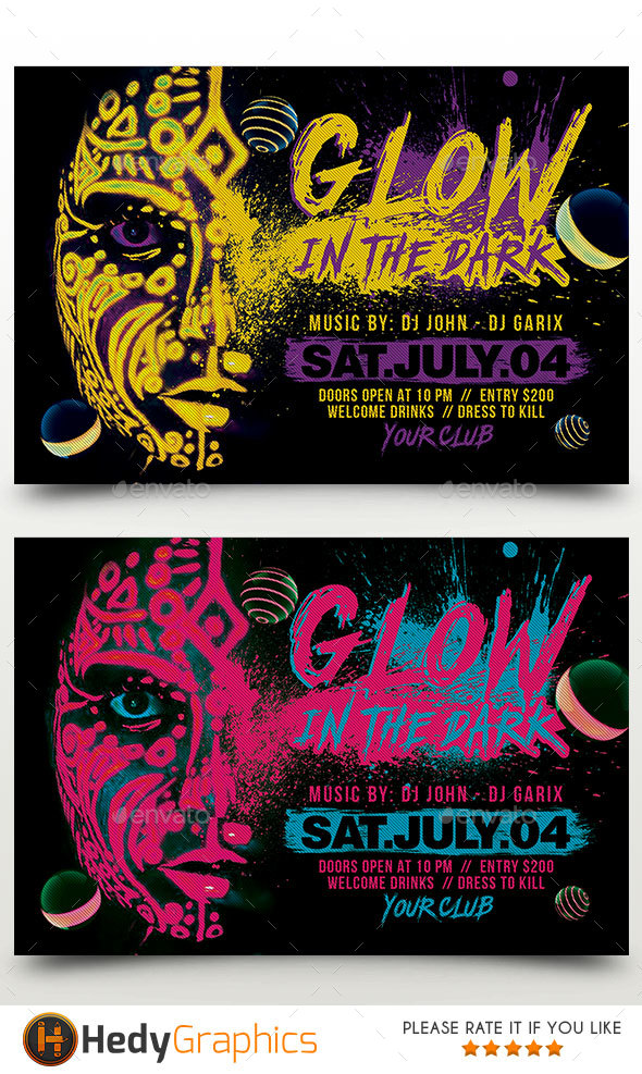 Glow in the dark - Clubs & Parties Events