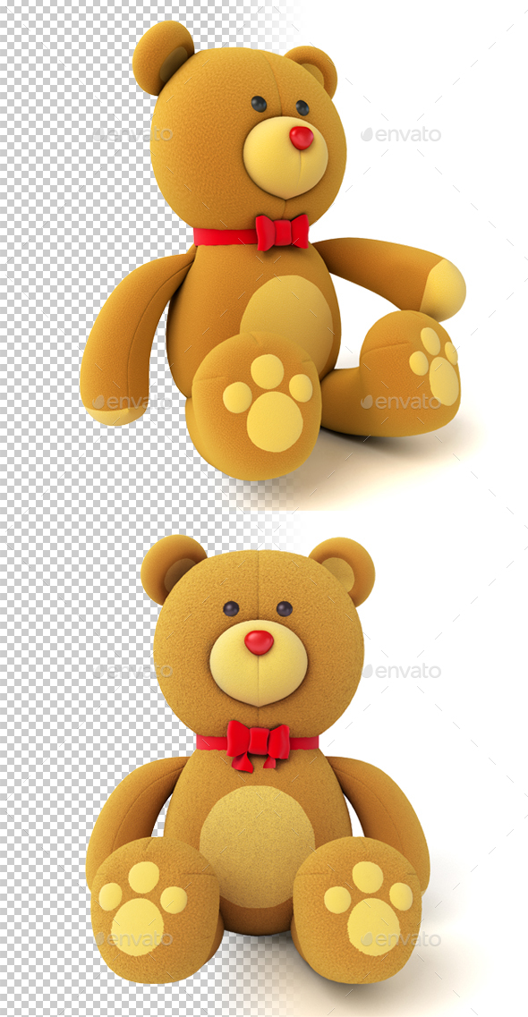 Teddy Bear - Characters 3D Renders
