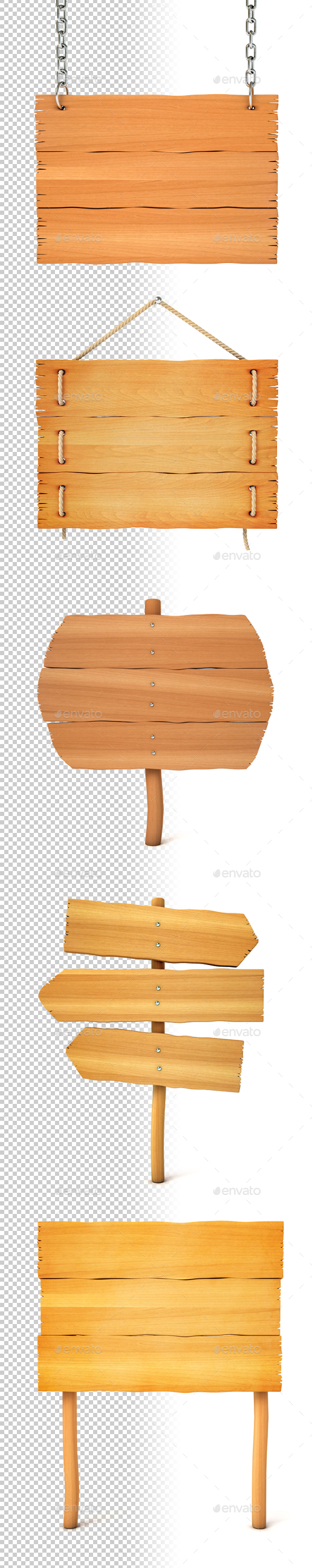 Wooden Board - 3D Backgrounds