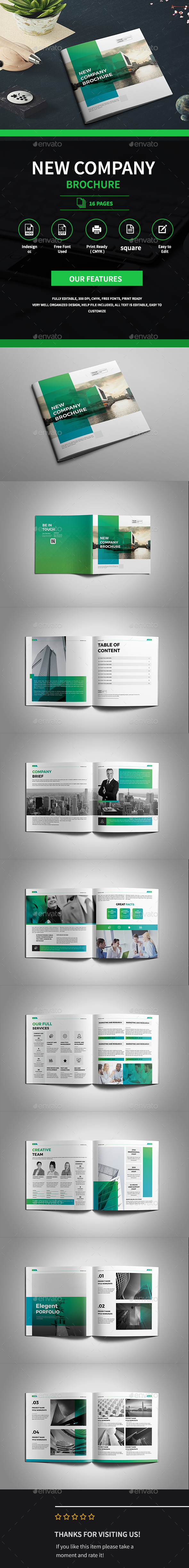 Square Company Profile Brochure - Corporate Brochures